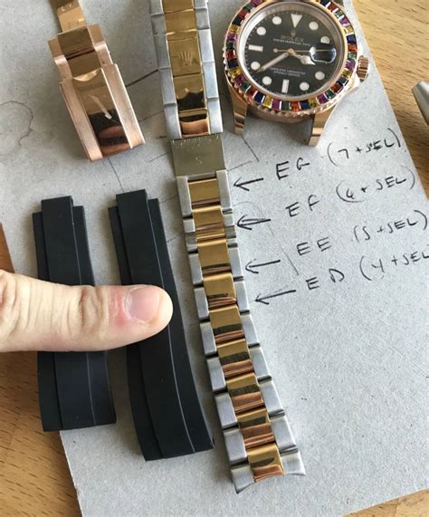 rolex oyster date strap size|rolex oysterflex strap size chart.